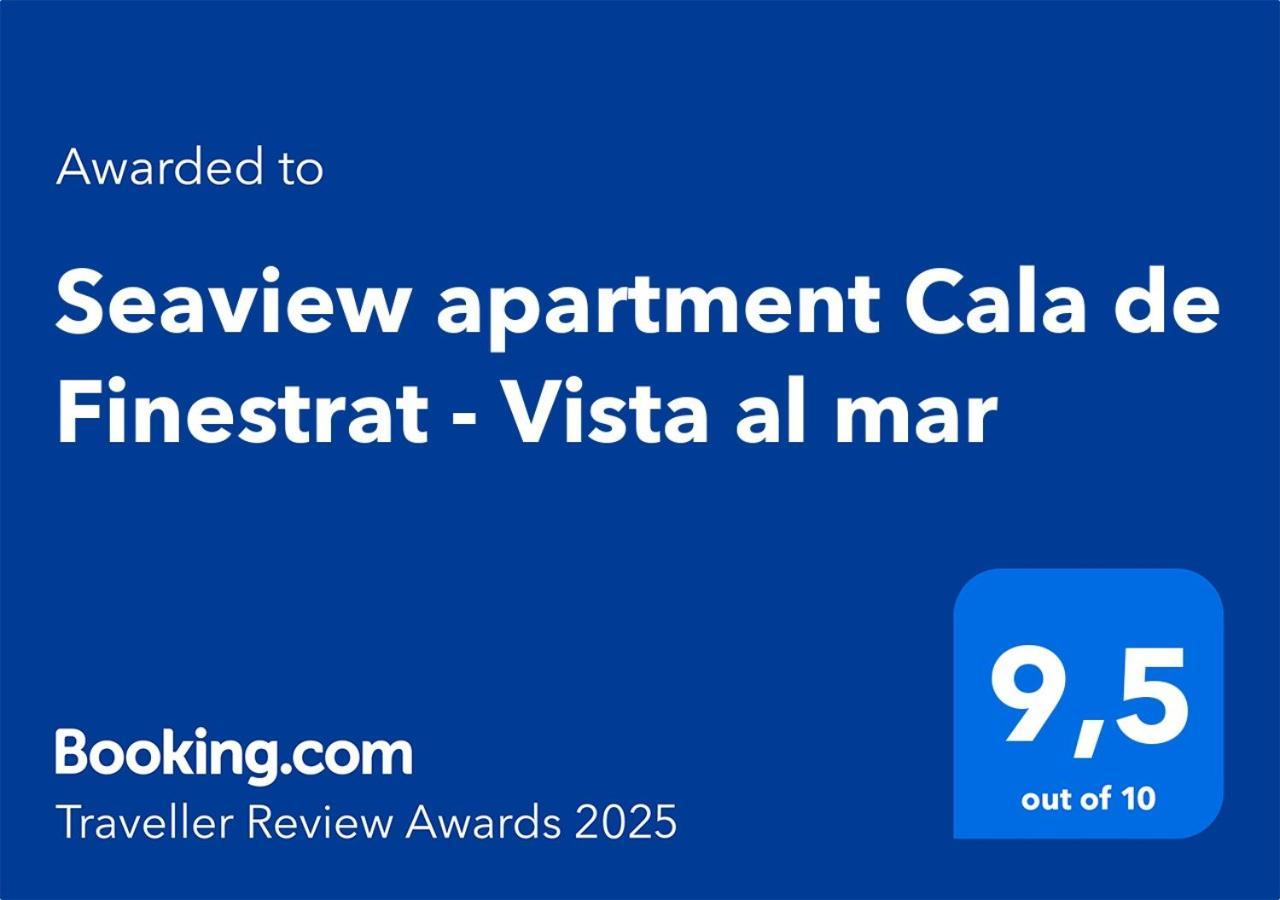 Seaview Apartment Cala De Finestrat - Vista Al Mar Villajoyosa  Exterior foto